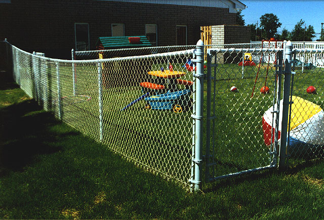 Aluminized (Rust Proof) Chain Link Fence by Elyria Fence